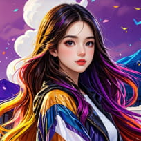 炫彩插画